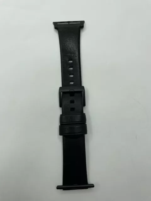Nomad Modern Leather Watch Strap for Apple Watch 45mm 42mm 44mm Slate Gray used