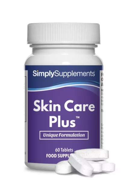 Skin Care Plus - Cuidado de la Piel - 60 Comprimidos - Suplemento de calidad