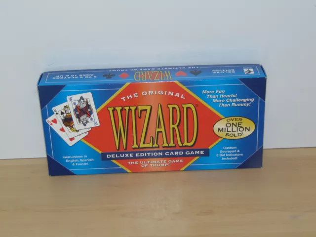 The Original Wizard Deluxe Edition Card Game-US Games-Complete-Ex Cond