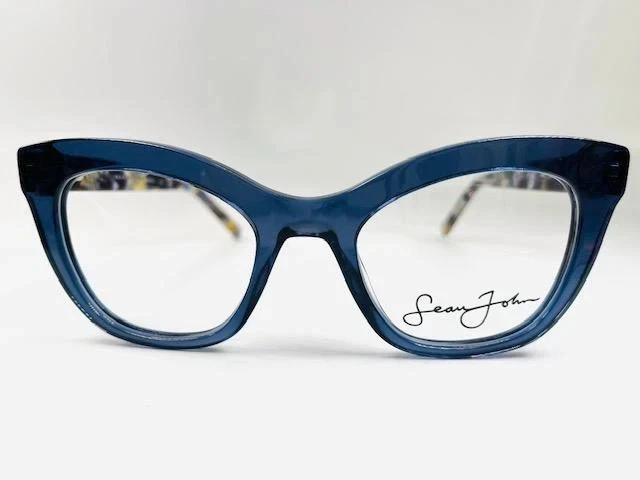 NEW SEAN JOHN SJLO 612E 971 Clear Crystal & Gold Eyeglasses  display picture 3