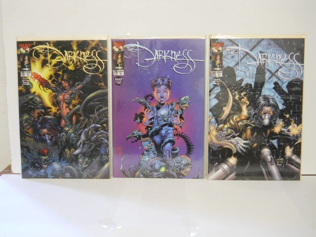 Lot of 3 Comic Books The Darkness Top Cow Image Comics 28, 29, 30 Lot#21