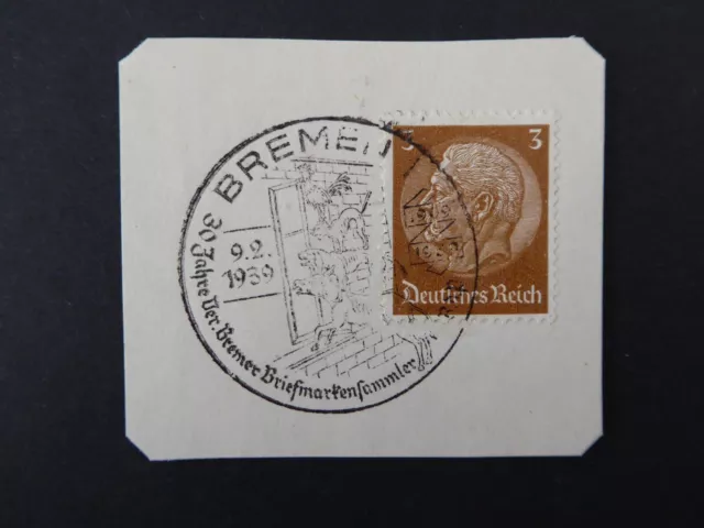 Deutsches Reich - Bremen-30Jahre Bremer Briefmarkensammler, Sonderstempel Mi.513