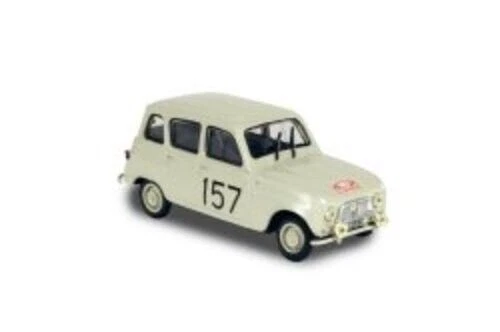 Miniature Norev Renault 4L Rallye Monte-Carlo 1962 - Échelle 1/43 - Occasion - Boîte D'origine