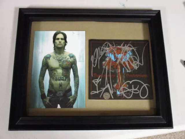 Buckcherry Autographed Signed Framed Cd Cover With Signing Picture Proof