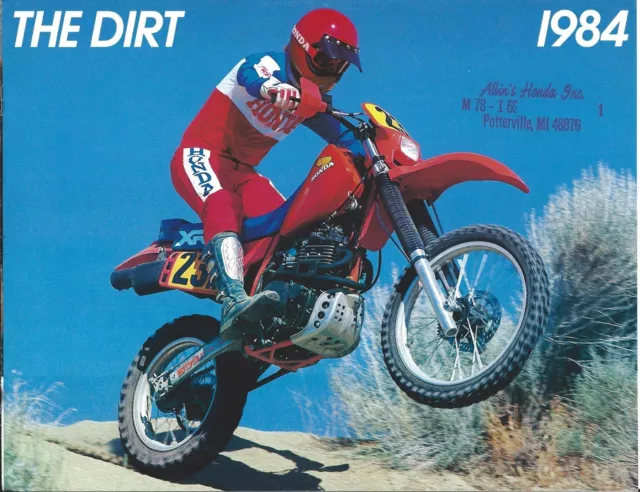 Motorcycle Brochure - Honda - The Dirt - Product Line Overview - 1984 (DC665)