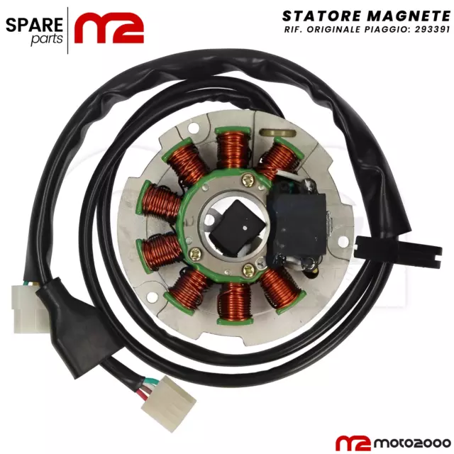 Statore Magnete Gilera Runner Fx Piaggio Hexagon Lx Lxt 125 150 180 2T 1997 2002