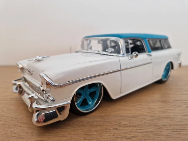 BROOKLIN CHEVY NOMAD VAN CHEVROLET 1955 Bleu Clair 153940309494