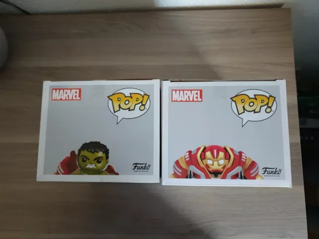 Funko Pop Vinyl Figur Marvel Avengers Infinity War Hulk Hulkbuster 306+294 2