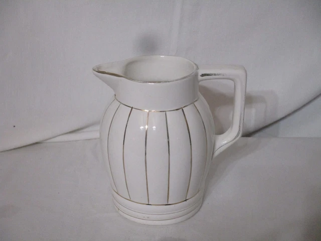 Ensemble ancien cuvette + broc – Faïence Onnaing « Pavots » - Arts de la table