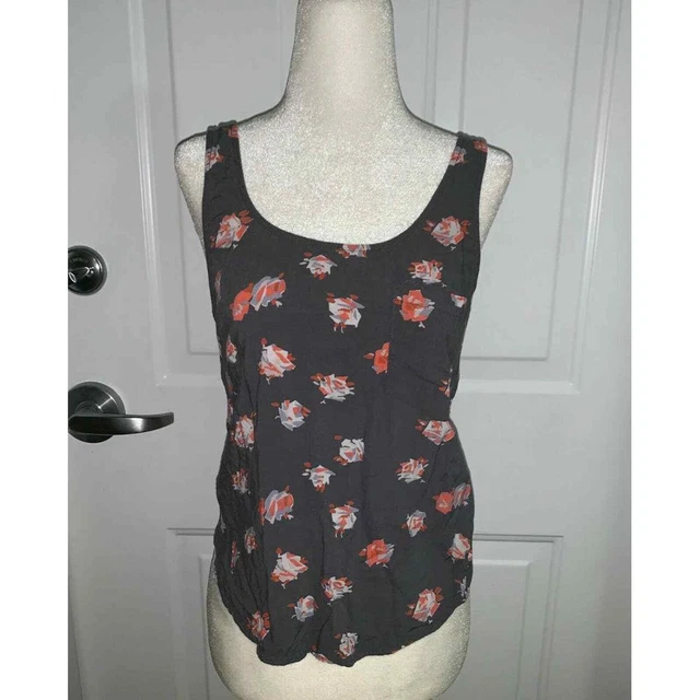 Hurley Tank Top with Floral Print Size XS X-Small