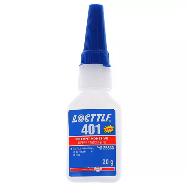 1PC 20g Loctite 401 Instant Adhesive Bottle Stronger Super Glue Multi-PjuXIUB