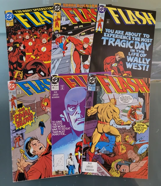 The Flash Vol. 2 #74-79 (1993): full 6-issue "Return of Barry Allen" arc! FN
