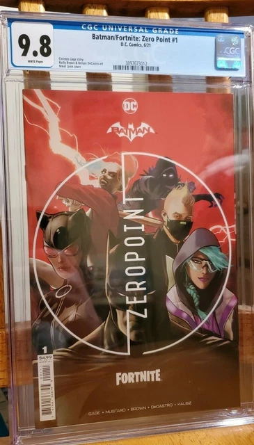 Batman/Fortnite: Zero Point #1 CGC Graded Comic Book 9.8 DC Superman Aquaman WOW