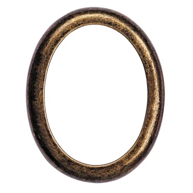 Cornice porta-foto ovale in bronzo per lapidi - Finitura Glitter - Linea Pelike