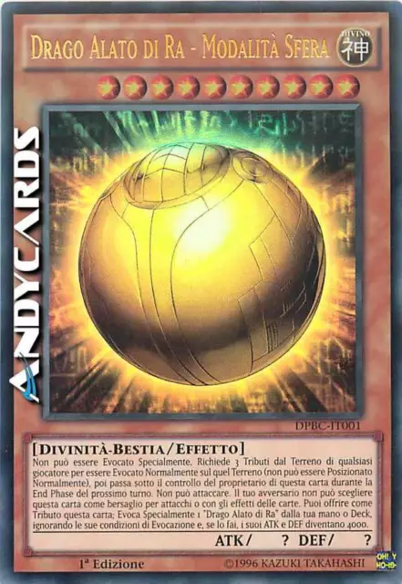 DRAGO ALATO DI RA - MODALITÀ SFERA • Ultra R • DPBC IT001 • 1Ed • Yugioh!