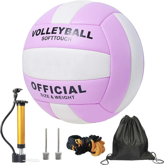 DRSUMLF Volleyball Official Size 5, Volleyball Kit, Volleyballs, Soft Volleyball