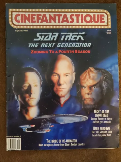 Cinefantastique September 1990 Star Trek Next Generation