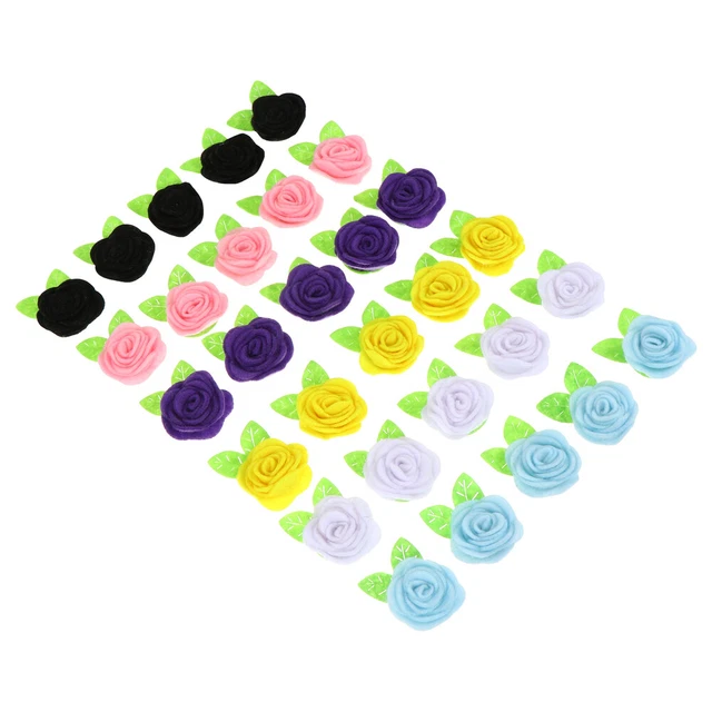 Message Board Decor Flowers, 30 piezas flores de fieltro para tablones de mensajes tablero de mensajes