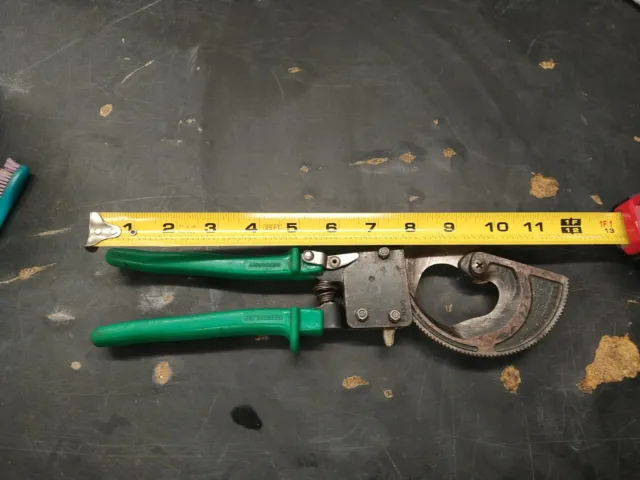 GREENLEE Ratcheting 45206 Compact Ratchet Copper Cable Cutter