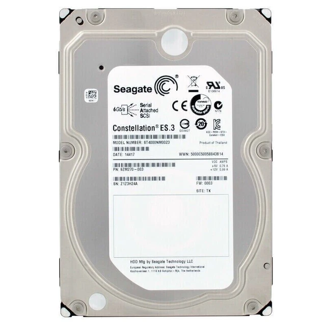 HGST ULTRASTAR 7K4000 HUS724040ALS640 4TB SAS 3.5'' Internal HDD use ...