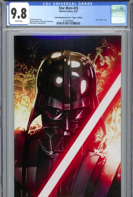 Star Wars #25 (2022) Marvel CGC 9.8 White Mico Suayan Virgin Variant