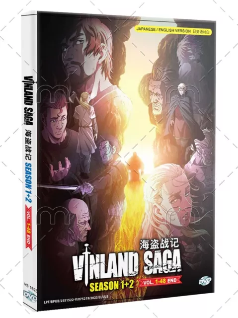 VINLAND SAGA (SEASON 1+2) - ANIME TV SERIES DVD (1-48 EPS)(ENG DUB) SHIP  FROM US