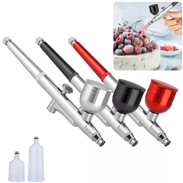 0.3mm Dual Action Airbrush Kit Air Brush Compressor Paint Spray Gun Craft Paint