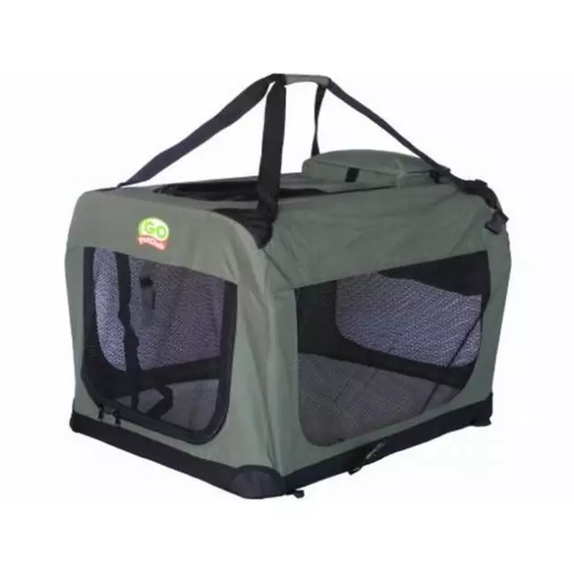 Go Pet Club AD32 32 in. Dog Pet Soft Crate Sage