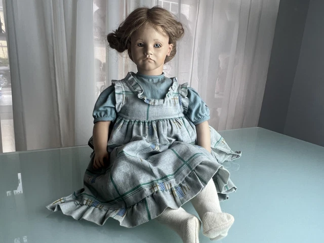 Poupon Violet Parker - Bébé Reborn 42 Cm - Vinyle De Collection - Fait Main - État Parfait