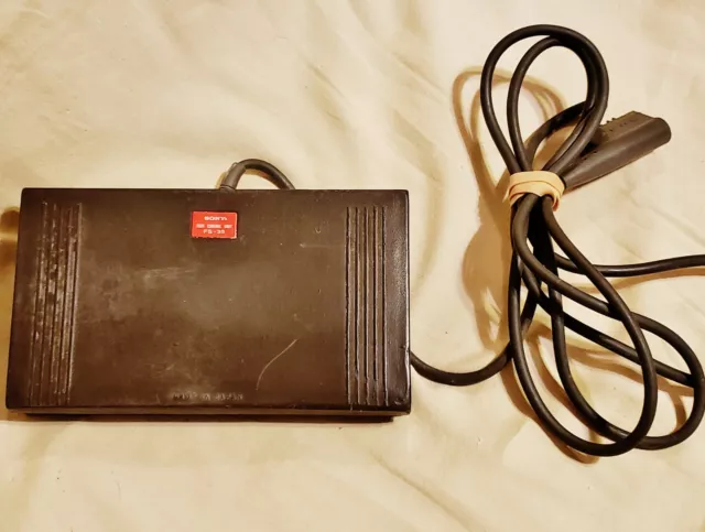Sony Foot Control Model FS-35 Transcriber Foot Pedal - Good Condition