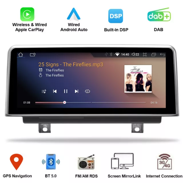 Système de navigation Dirmo 7 pouces - Convient pour Apple Carplay (sans  fil) et