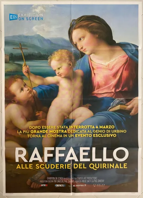Manifesto Originale 2F Raffaello Alle Scuderie Del Quirinale Grabsky Sanzio