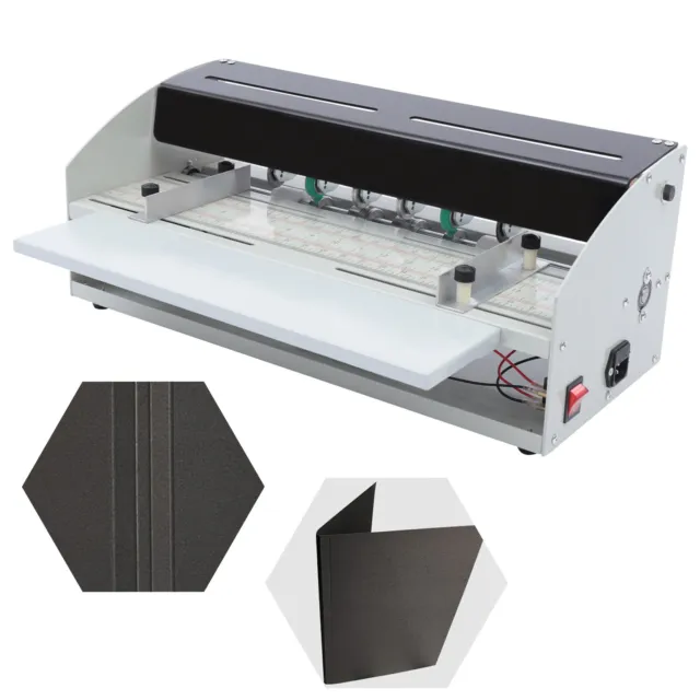 NEW 3-in-1 Electric Creasing Machine Paper Creaser Scorer Perforator Cutter