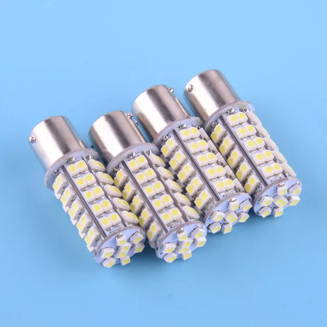 4pcs White 68-SMD LED 1156 1141 1003 Interior Light Bulbs For Car Truck Trailer