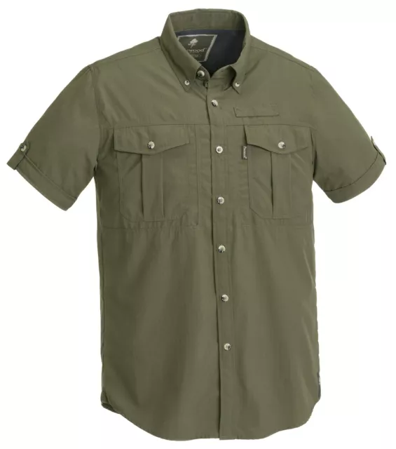 Pinewood Camicia Manica Corta - Safari - Botswana - Verde - 91272-100