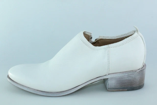 chaussures femme MOMA - 37 EU - bottines blanc cuir DP155