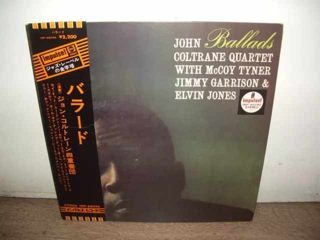 John Coltrane Quartet – Ballads Impulse! – IMP-88096 1974 JAPAN RARE LP JAZZ
