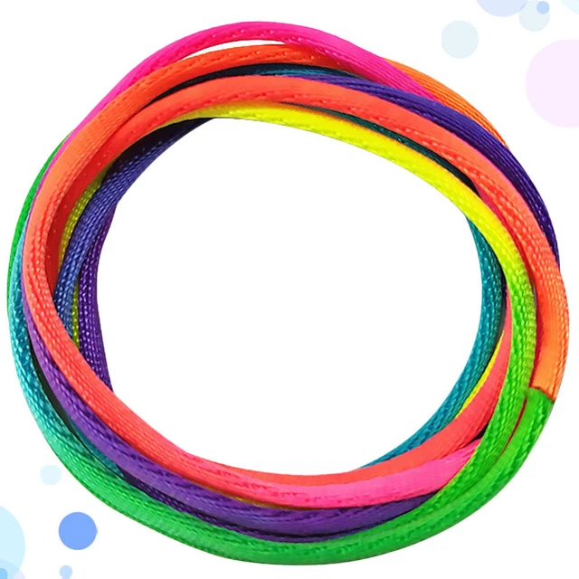 6 Pcs Bunte Seile Zum Flechten Geflochtenes Finger Über Drehen