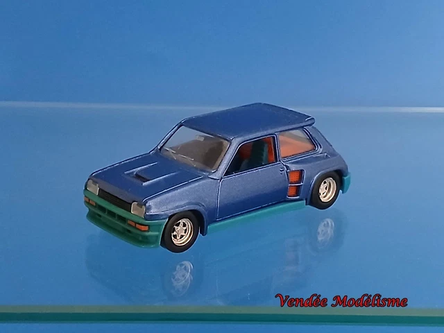 Miniature Renault 5 GT Turbo MK2 1989 Bleu 1/18 SOLIDO
