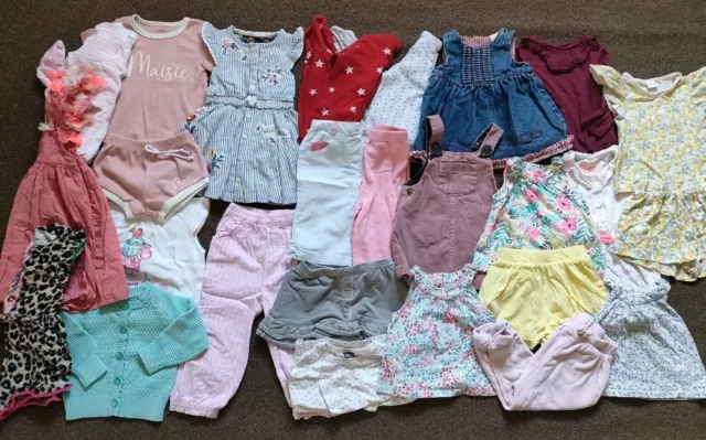 Huge 12-18M Baby Girls Clothes Bundle 12-18 Months, Mths. Job lot.