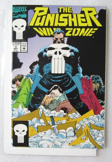 Punisher War Zone #3 - 1992 Marvel Comic - John Romita Jr. - Vf- Boarded