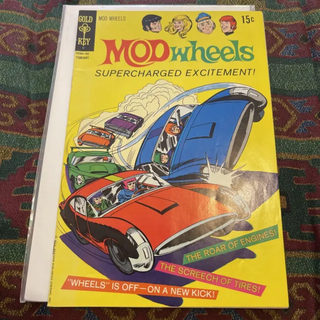 Mod Wheels #1 VF/NM 1971 Gold Key Comics