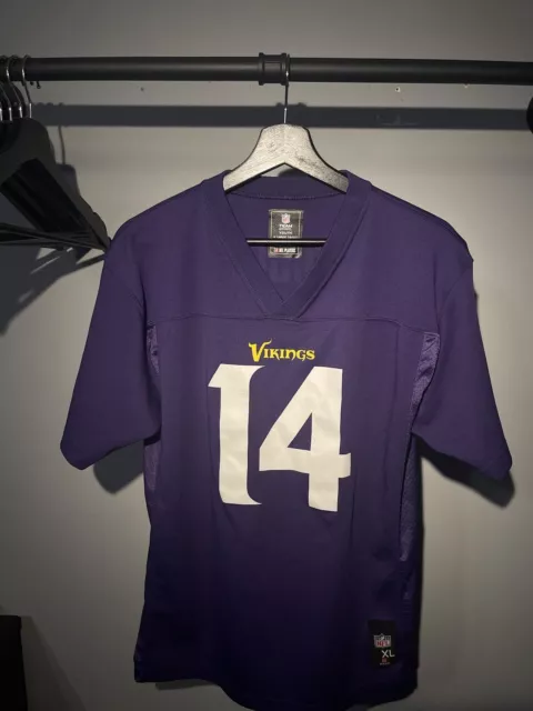 TEAM APPAREL NFL Minnesota Vikings #14 Stephon Diggs Football Jersey ...