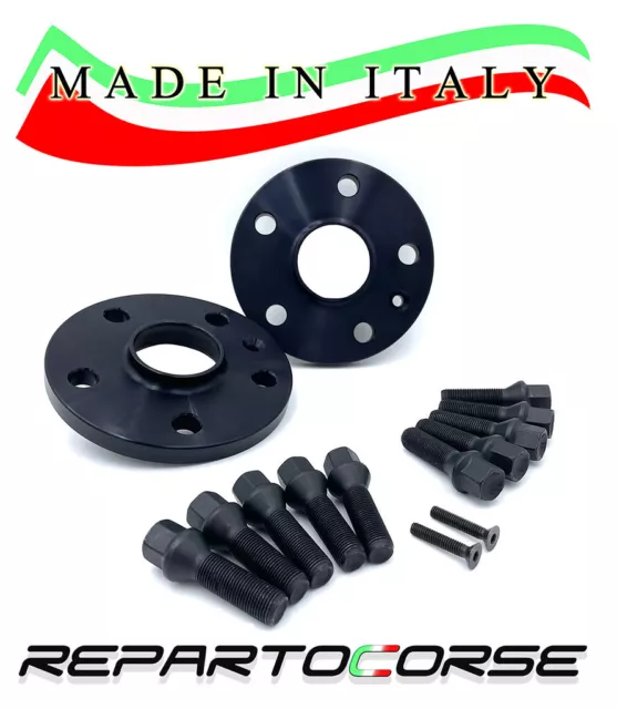 KIT 2 DISTANZIALI 12mm REPARTOCORSE BLACK BMW Serie 3 (E46) dal 1998 al 2007