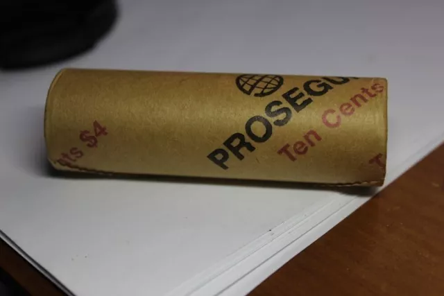 2016 10 cent Changeover uncirculated roll in PROSEGUR security wrapper