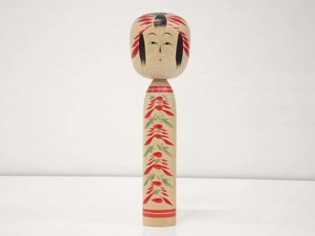 43901# TRADITIONAL JAPANESE CRAFT / KOKESHI DOLL (24.6 cm)/ ARTISAN WORK