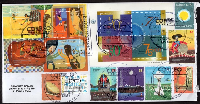 Argentina - Set of 7 letters - Modern Stamps- Ref. 111223B