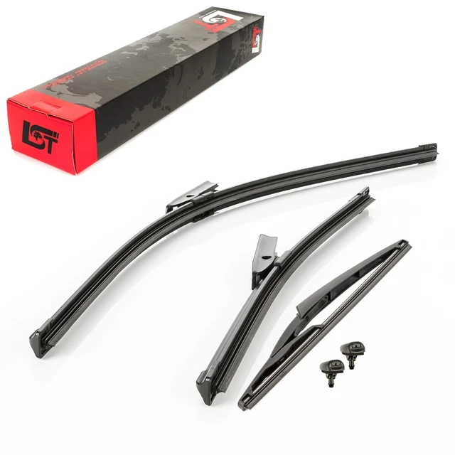Balai d'Essuie Glace Avant + Arrière pour Citroen C2 C3 2002-2010
