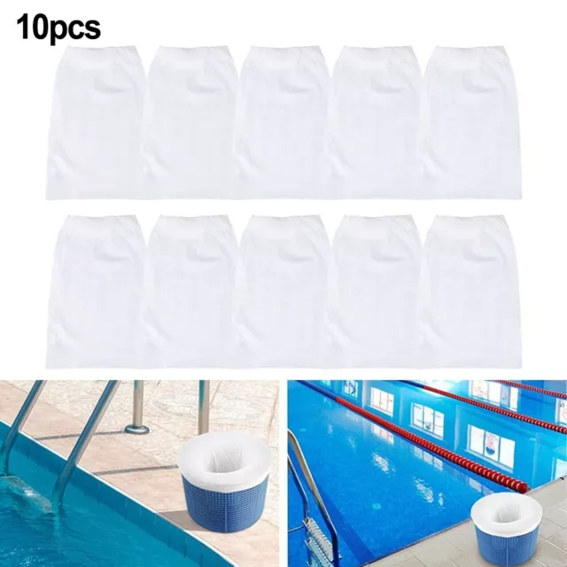 10Pcs Pool Skimmer Socks Filter Replacement Savers for Basket Swimming Pool