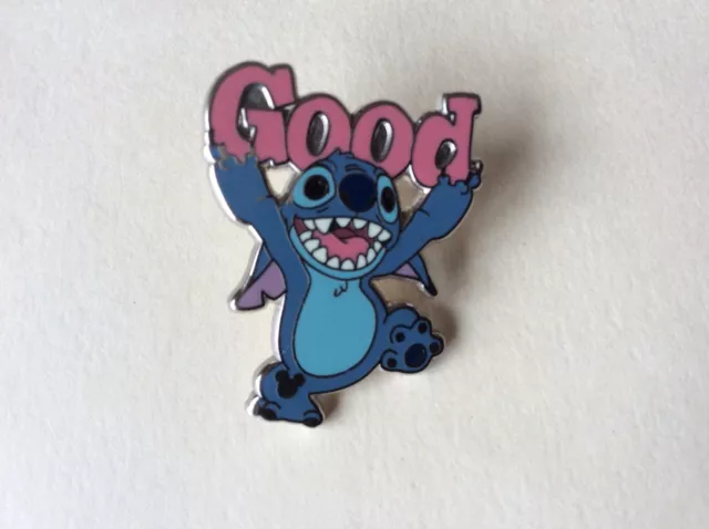 Disney Hidden Mickey Good Series Stitch Good Completer Pin Authentic